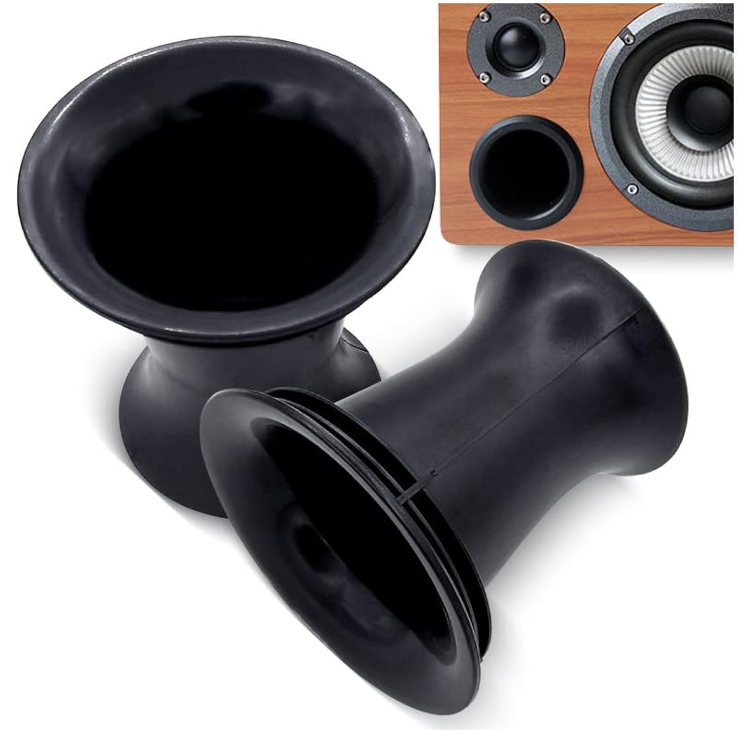 Amazon.com: Kalevel 2 Pcs 4 Inch Speaker Port Tube Subwoofer Port
